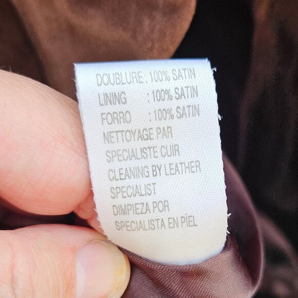 Vintage 1994 NAF NAF Brown Suede Jacket/Blazer - Picture 6 of 7